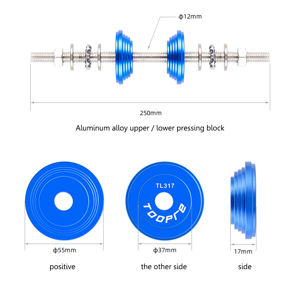 Mountain Bicycle Headset Installation Removal Tools MTB Bike Bottom Bracket Bearing Press-In Tool for Cycling Repair Tools