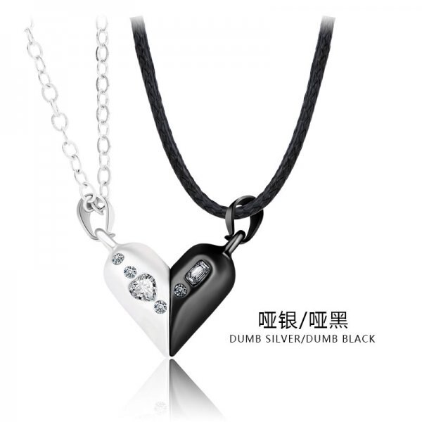 Charm Paar Ketting Voor Lover Pinky Swear Promise Hanger Collier Trouwdag Sieraden: NC21Y0614-4
