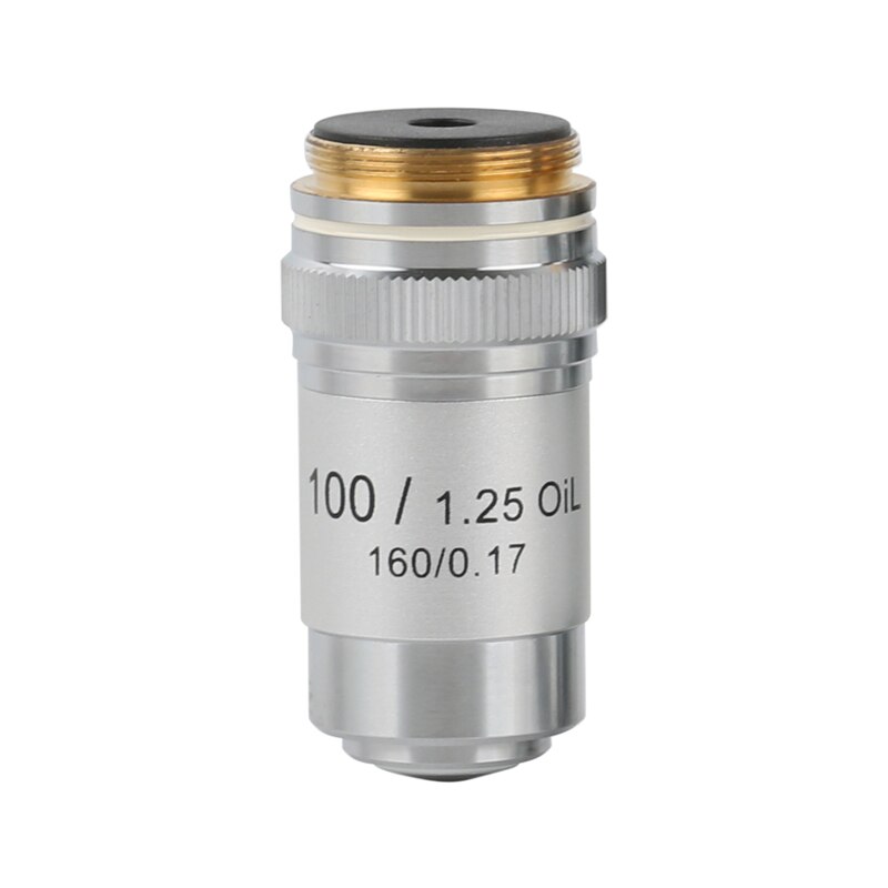 4X 10X 20X 40X 60X 100X Microscope Objective Lens Achromatic Objective Laboratory Biological Microscope Parts: 100X