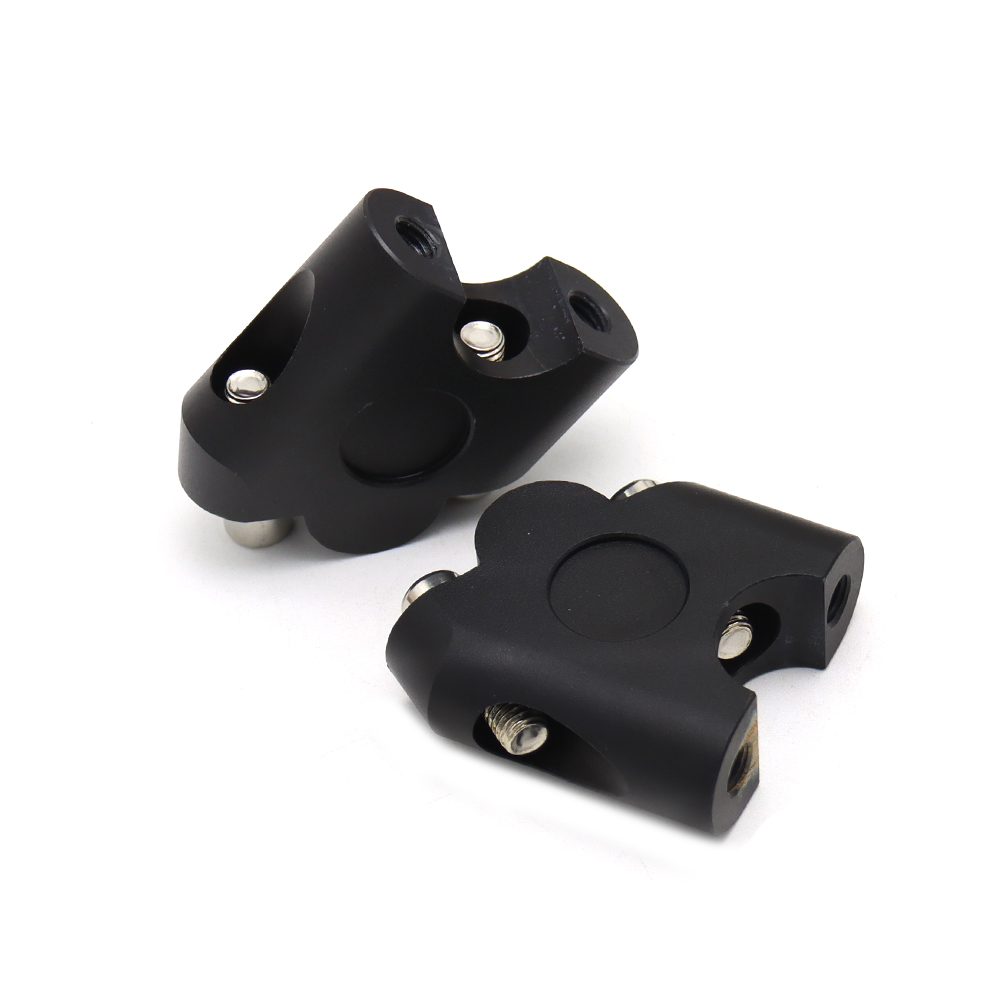Collier de serrage universel pour guidon de moto, 22mm, 7/8 &quot;, adaptateur d&#39;extension pour KAWASAKI Z800 Z900: Black