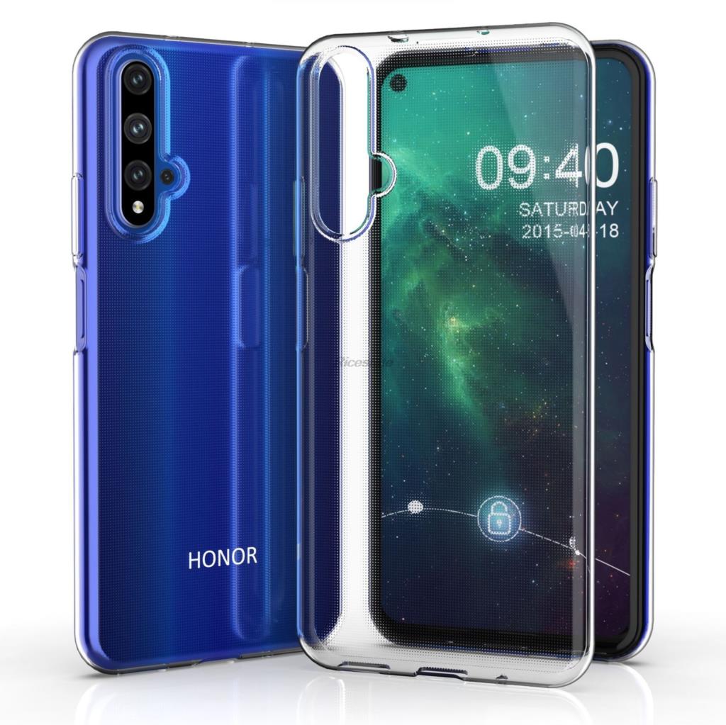 Doorzichtig hoesje voor Huawei Nova 5T Ultradunne doorzichtige hoes Huawei Nova 5T Transparant Zacht siliconen TPU Telefoon achterkant