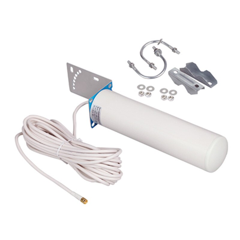 KuWFi-antena 3G/4G LTE macho, antena externa de 2,4 Ghz, 3GBooster, con Cable para repetidor de señal GSM, Wifi: 10cm cable