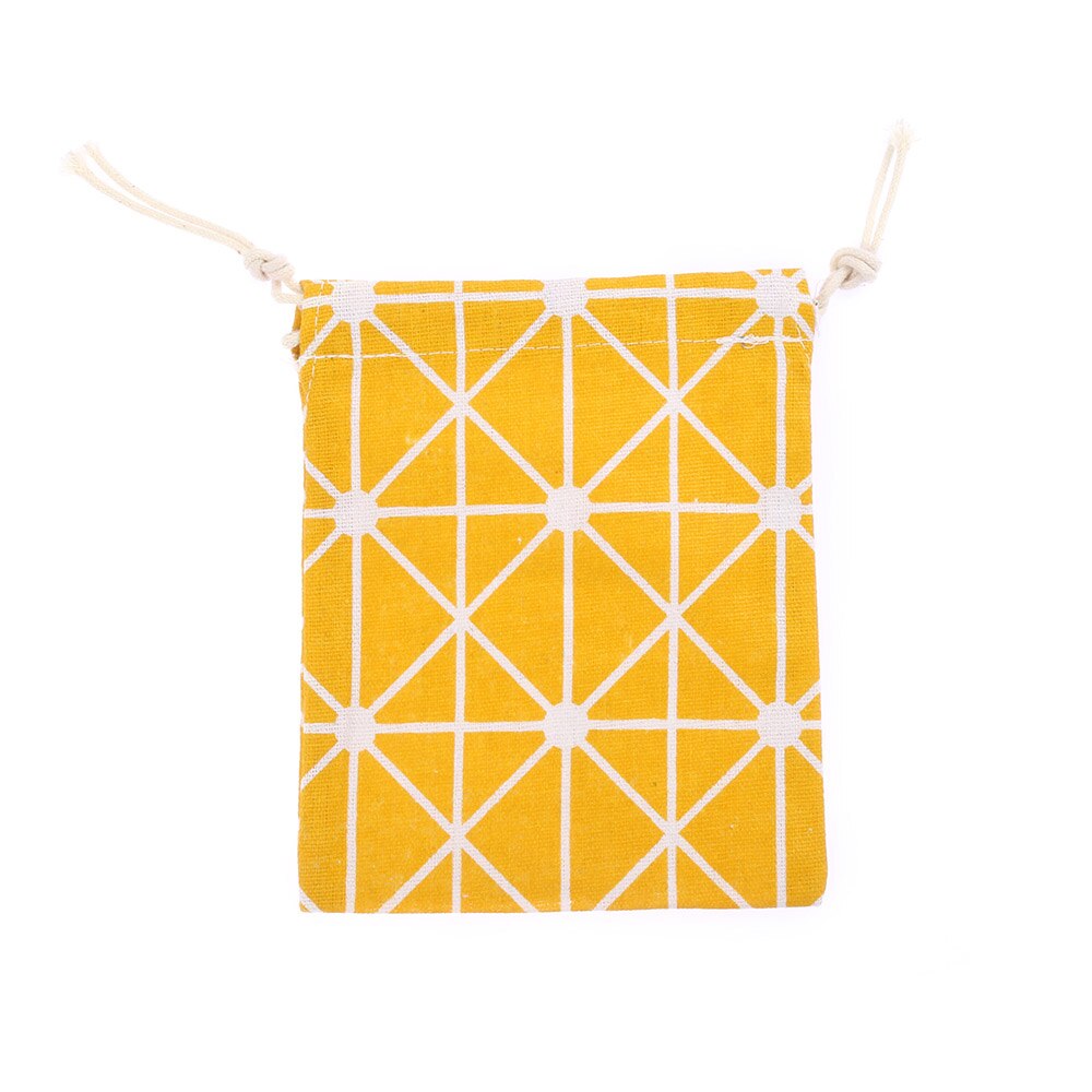 1PC Portable Drawstring Bags Cotton Handbag Storage Bags Travel Makeup Clothing Shoes Pouch Clothes Storage Travel Accessories: 02 / S (14x16cm)