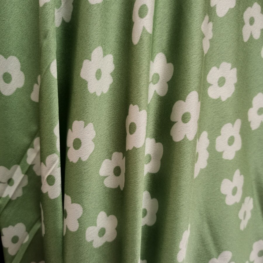 Glossy Daisy Dress Chiffon Material Tissue Fabric DIY Clothing Sewing Textile Summer Cloth: 1