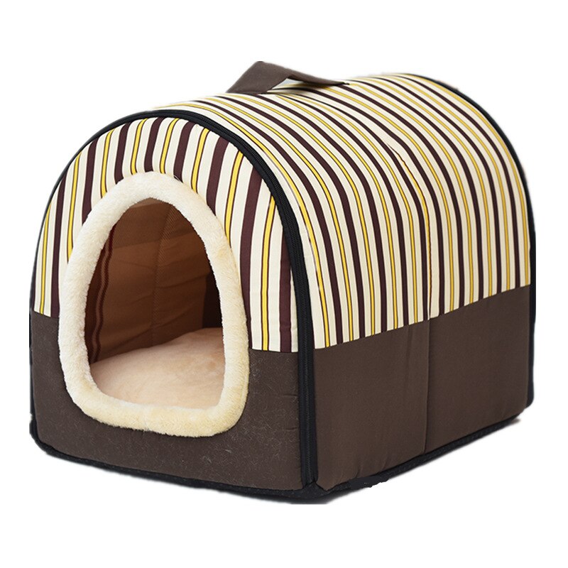 Cama de cachorro de inverno quente canil para animais de estimação ninho de cachorro gato saco de dormir cama para casa de cachorro para gatos