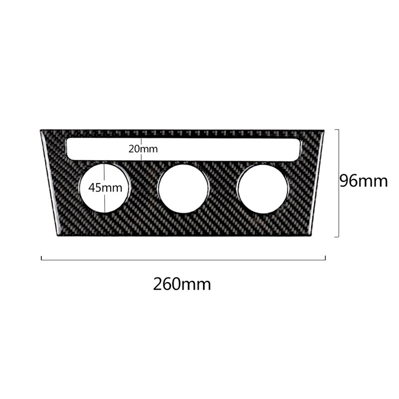 Voor Golf 7 Auto Interieur Accessoires Carbon Fiber Airconditioner Decoratieve Interieur Stickers