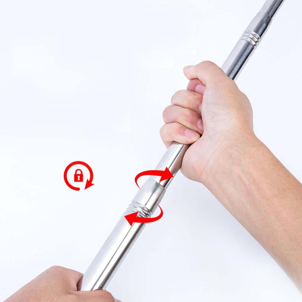 Visnet Uitschuifbare Positionering Roestvrijstalen Visnet Opvouwbare Dip Net Vissen Hand Netto Pocket Vistuig Accessoires