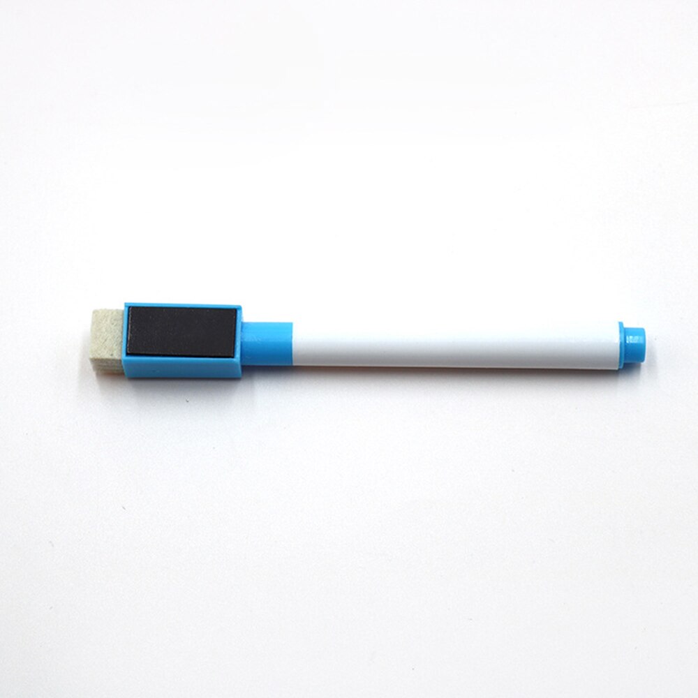 4 Stks/set Whiteboard Marker Kleur Uitwisbare Pennen Met Magnetische Spons Uitwisbare Kids Kleur Schilderen Pen: Sky Blue