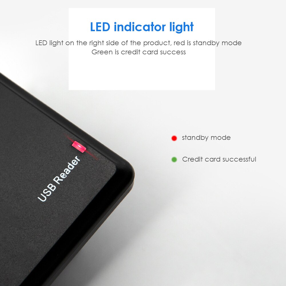 Smart Card Reader No Driver issuing device 125KHz 13.56MHz Dual Frequency USB RFID Reader for Access Control