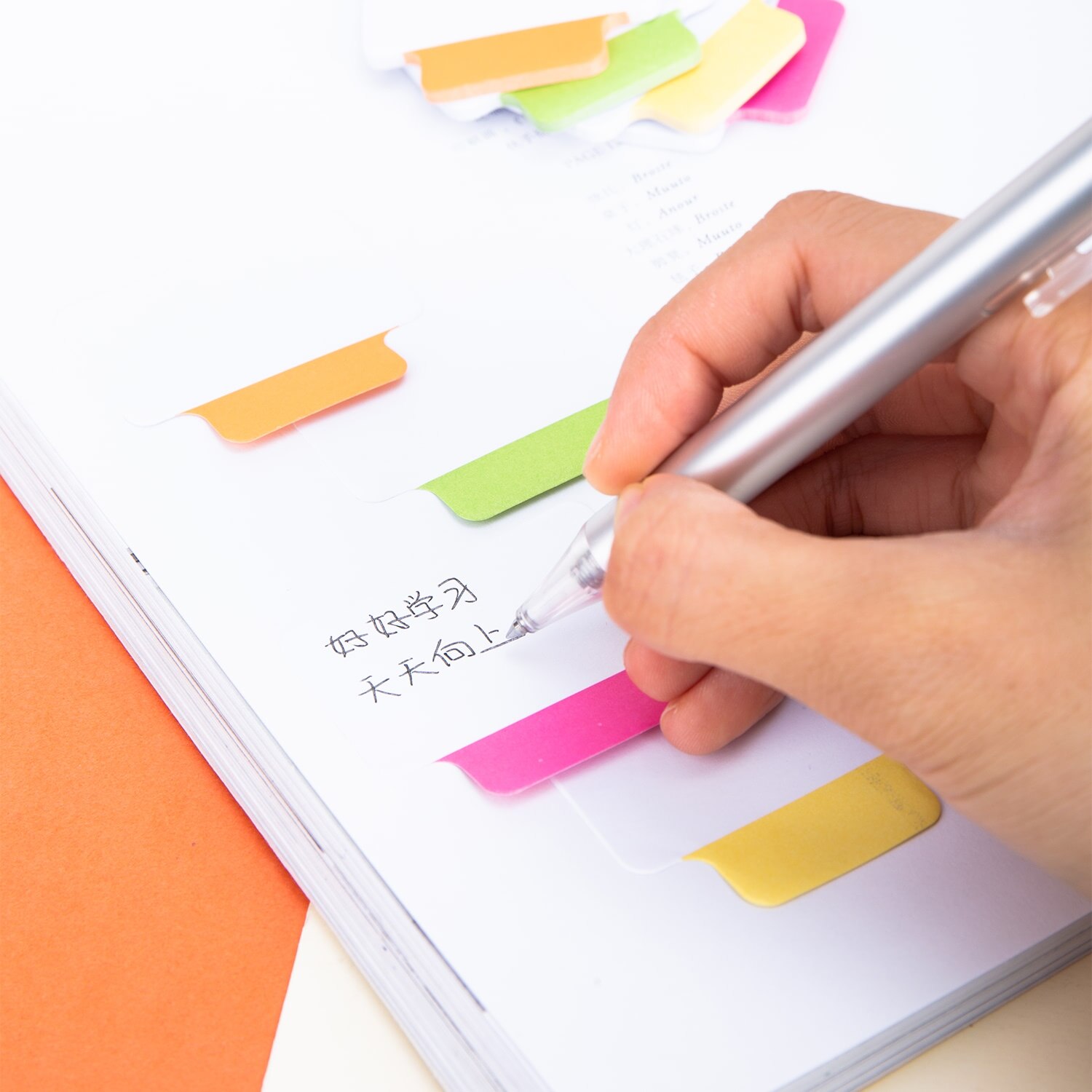 Deli Planner Stickers Index Tabs Vlag Bookmark Sticky Notes Papier Tabs Briefpapier Schoolbenodigdheden Index Divider