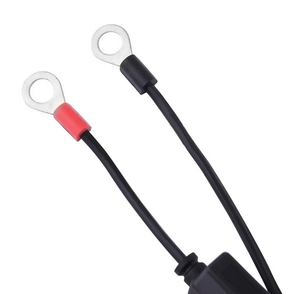 SPEEDWOW 12V Motorcycle Battery Charger Terminal To SAE Quick Disconnect Cable Motorcycle Battery Output Connector