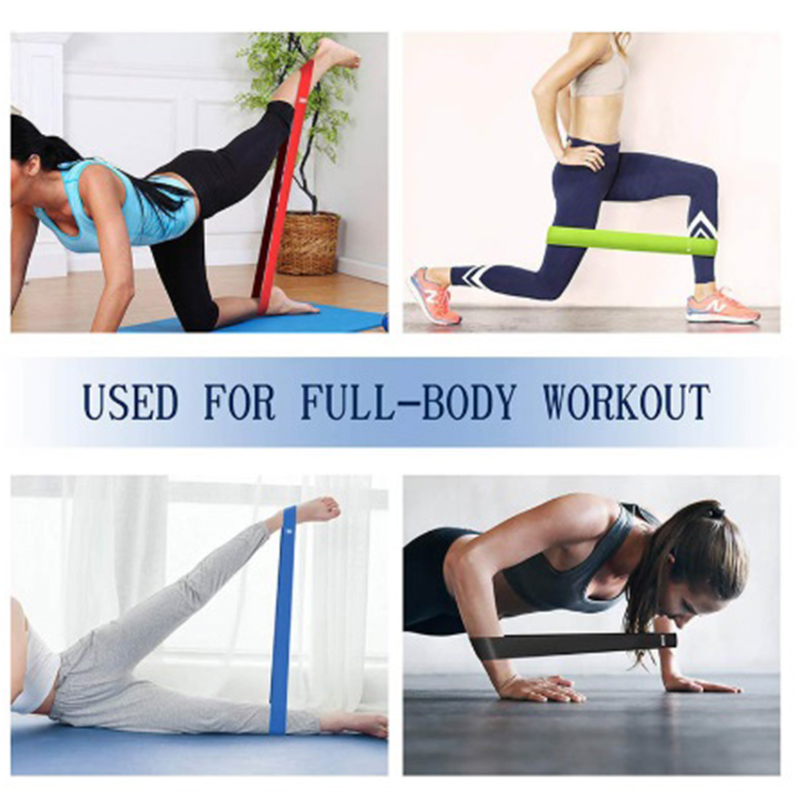 Yoga modstandsbånd elastiske pilates tunge sports træningsbånd loop sæt crossfit gym til fitness træning øvelser udstyr