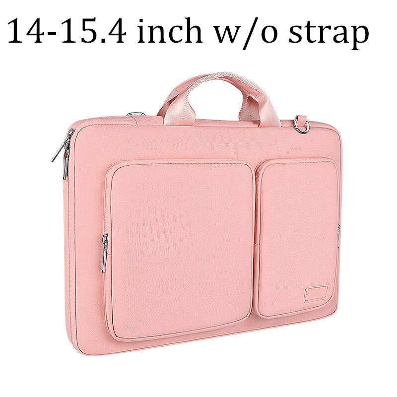 Laptop Aktentasche Handtasche Stange Notebook Liner Tasche Für Macbook Huawei Pro 13,3 14,1 15,4 15,6 Zoll Frauen Männer Wasserdicht: P-NO BELT14.1-15.4IN