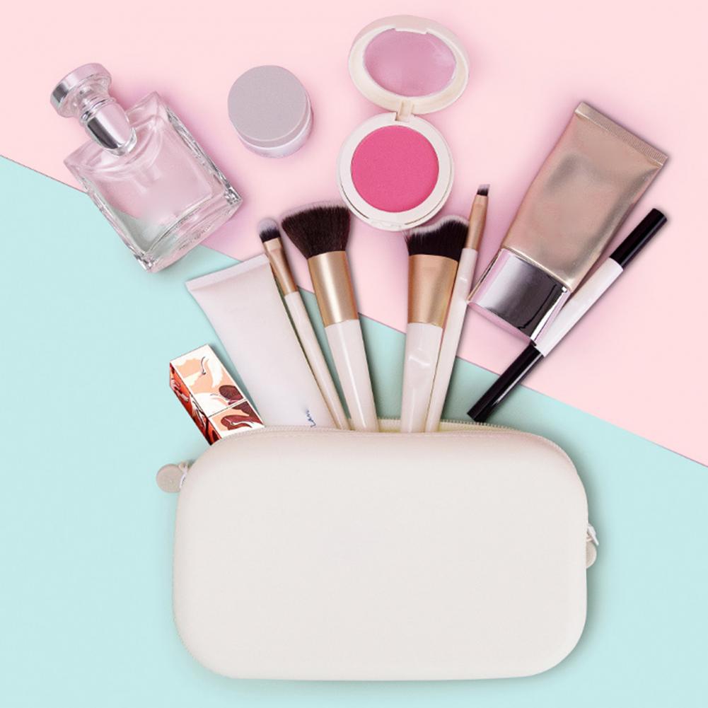 Astuccio in silicone morbido tinta unita astuccio creativo per cancelleria di grande capacità