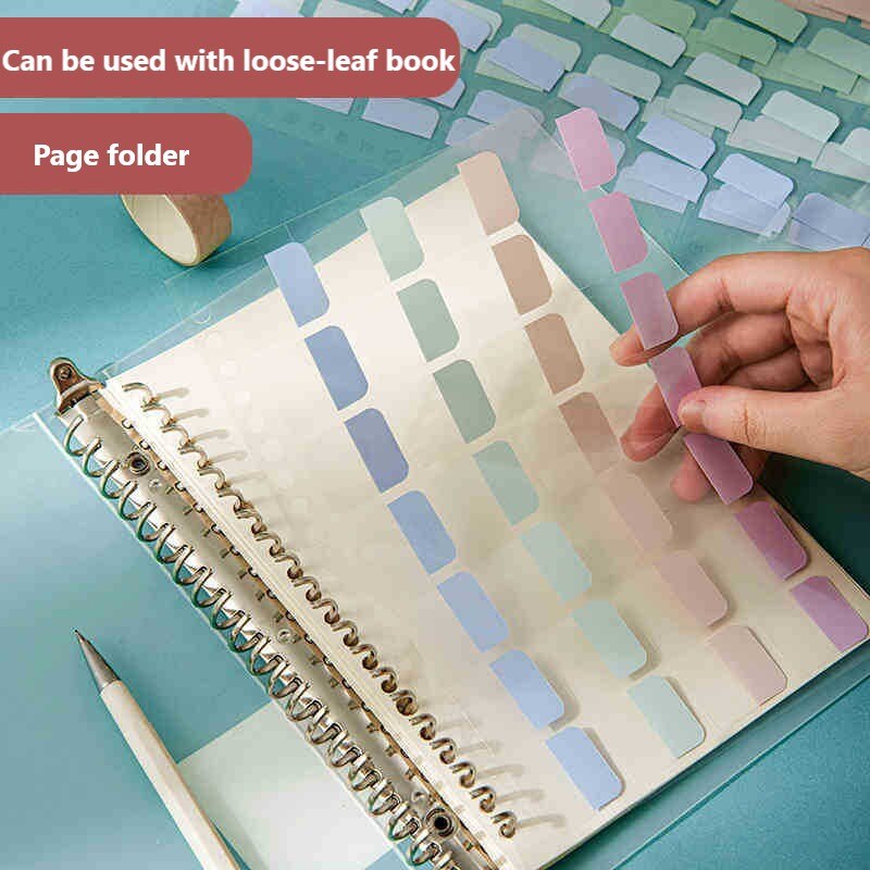 4 Vellen Macaron Index Stickers Kawaii Briefpapier Dagelijkse Planner Label Memo Stickers Diy Scrapbooking Sticker Classificeren Marks