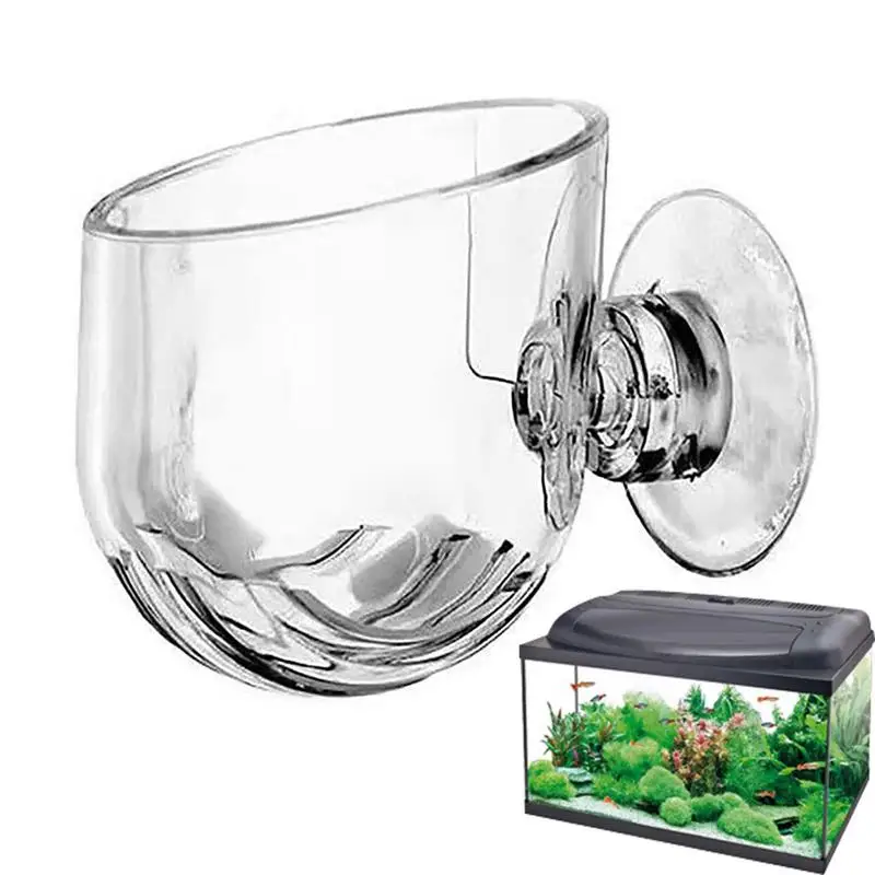 Pote de vidro para decoração de aquário, pote de água de bolinhas para berçário de plantas aquáticas, copo cilíndrico, acessórios para aquário