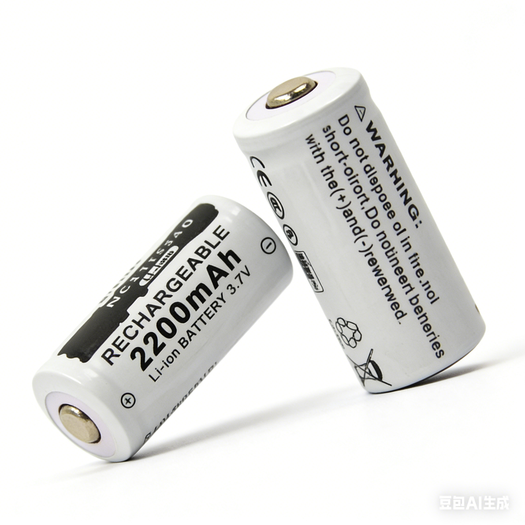 Batteria ricaricabile agli ioni di litio da 4 pezzi 2200mAH 3.7V CR123A 123A 16340 per torcia