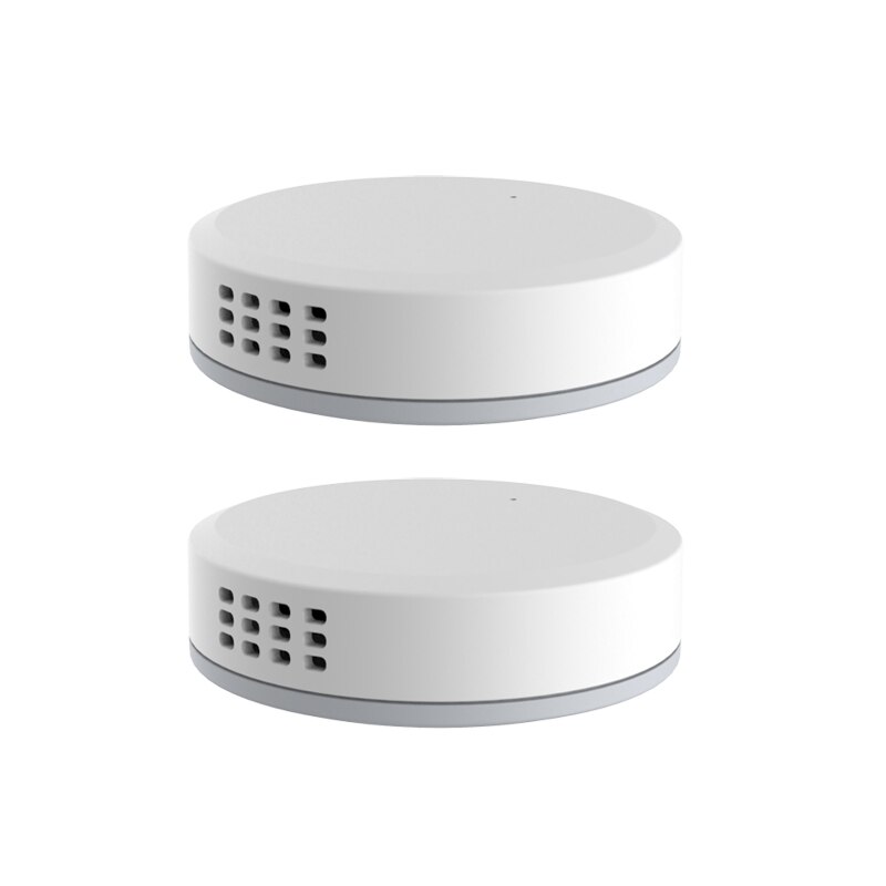 Tuya zigbee temperatuur-vochtigheidssensor, mini-ingebouwde batterij, slimme app voor slimme woningautomatisering, lcd-scherm: 2 stuks