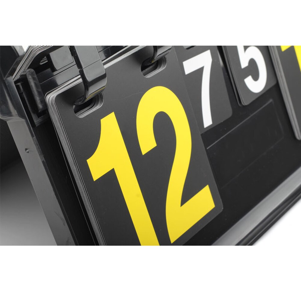 4-Digit Score Board Basketball Football Volleyball Table Tennis Digital Basketball Scoreboard Football Tool Equipment Black