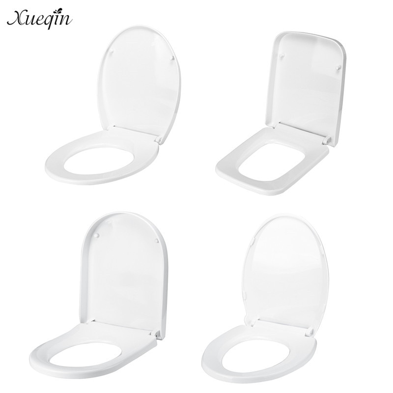 Xueqin PP Dikker Universele Slow-Close Toilet Seat Deksel Cover Set Voor Huishoudelijke Wc 4 Types