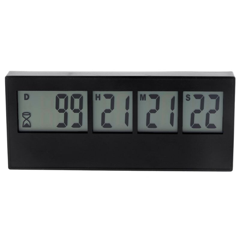 999 Dagen Countdown Klok Lcd Digitale Scherm Kookwekker Herinnering Voor Bruiloft Pensioen Lab Koken Keuken Watering