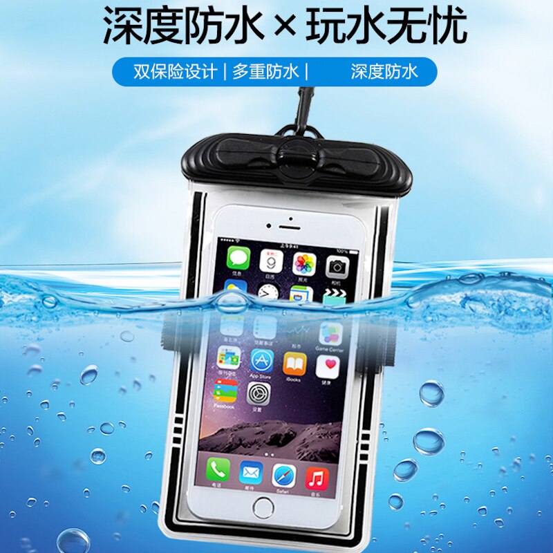 Waterproof phone bag Diving phone bag Swimming Surfing Bags Multi-function Waterproof bags Sports bag Mobile phone sealing bag
