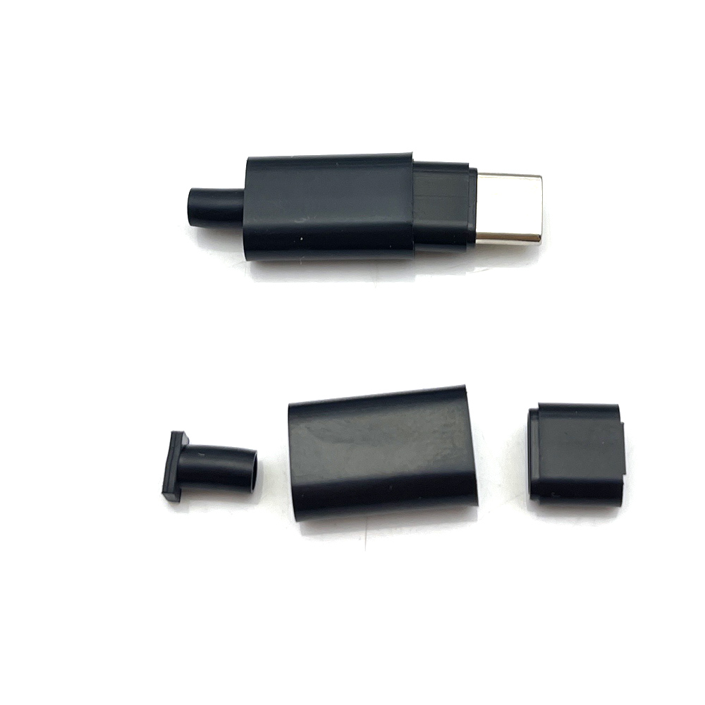 USB C Connectors Plastic housing TYPE-C Male Plug Plastic shell Type-C Charging Plugs Plastic casing USB-C Date cable Plug shell