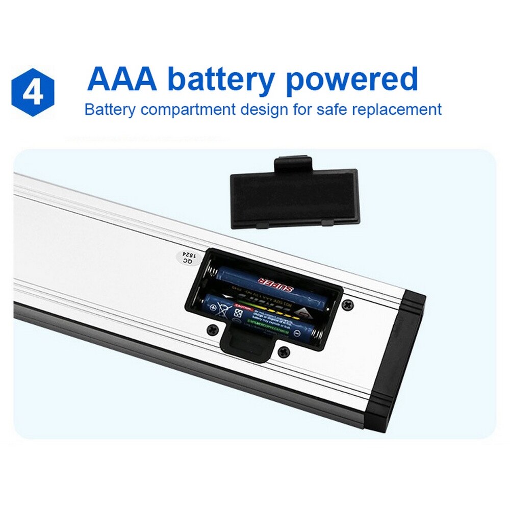 Mätning digital lutningsmätare uppåt lcd vertikal avläsning digital display 400mm vattenpass automatisk avstängning frys