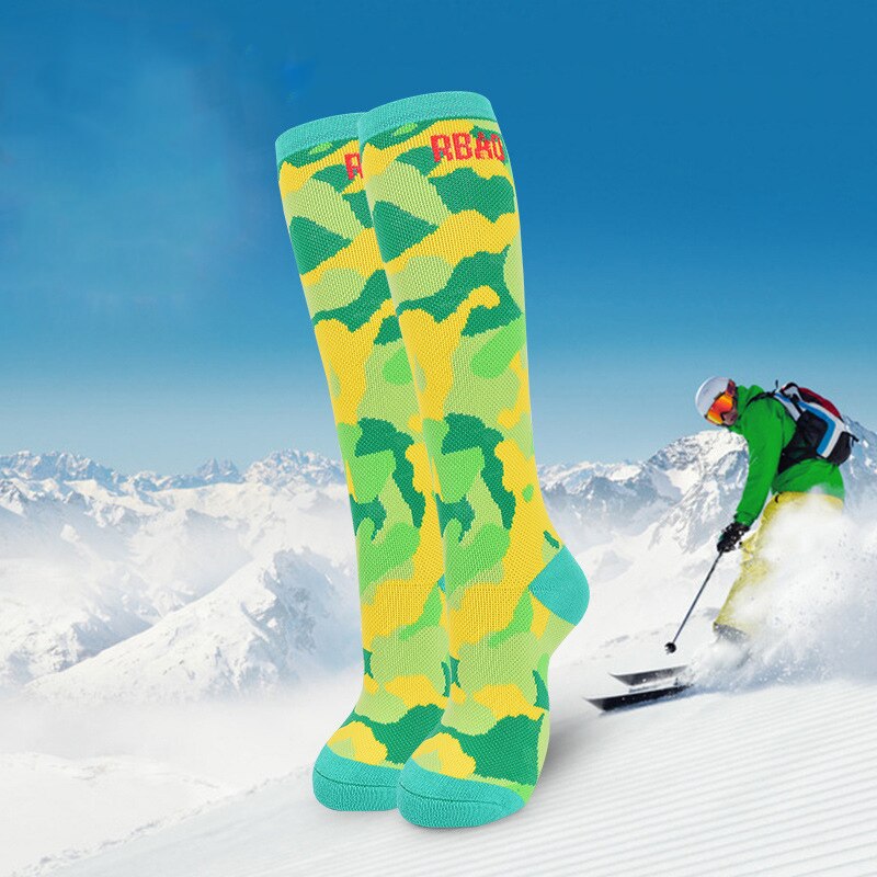 Kid Ski Socks Boys and Girls Winter Breathable Warm Snowboard Socks Children&#39;s Thickened Outdoor Sports Socks