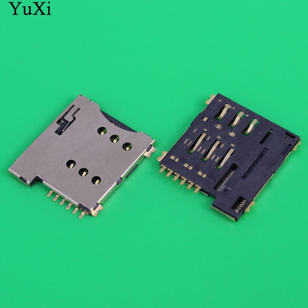 YuXi 6pin push micro sim card socket holder slot replacement connector