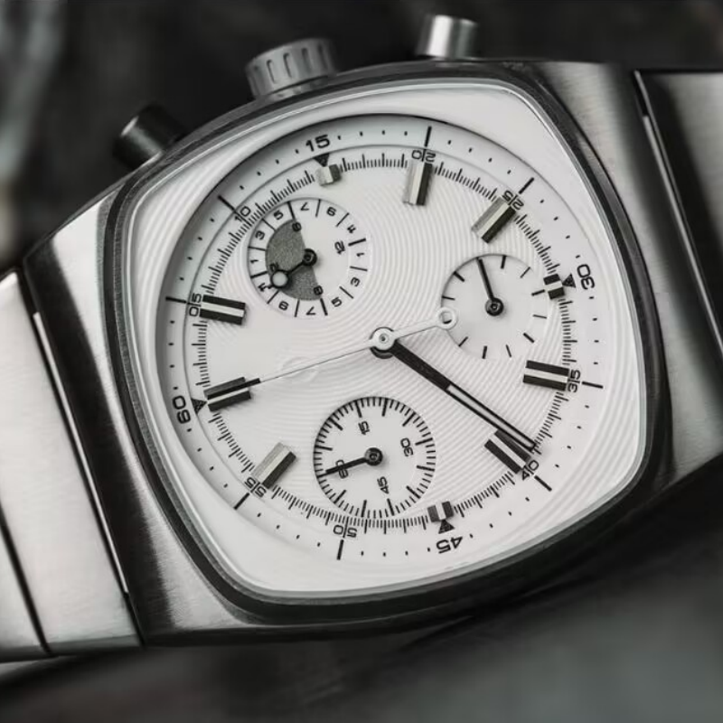 CILOA hochwertige quadratische Herrenuhr Vintage Automatik Herrenuhren für Herren Edelstahl High-End-Sportgeschenke Armbanduhren: Mehrfarben