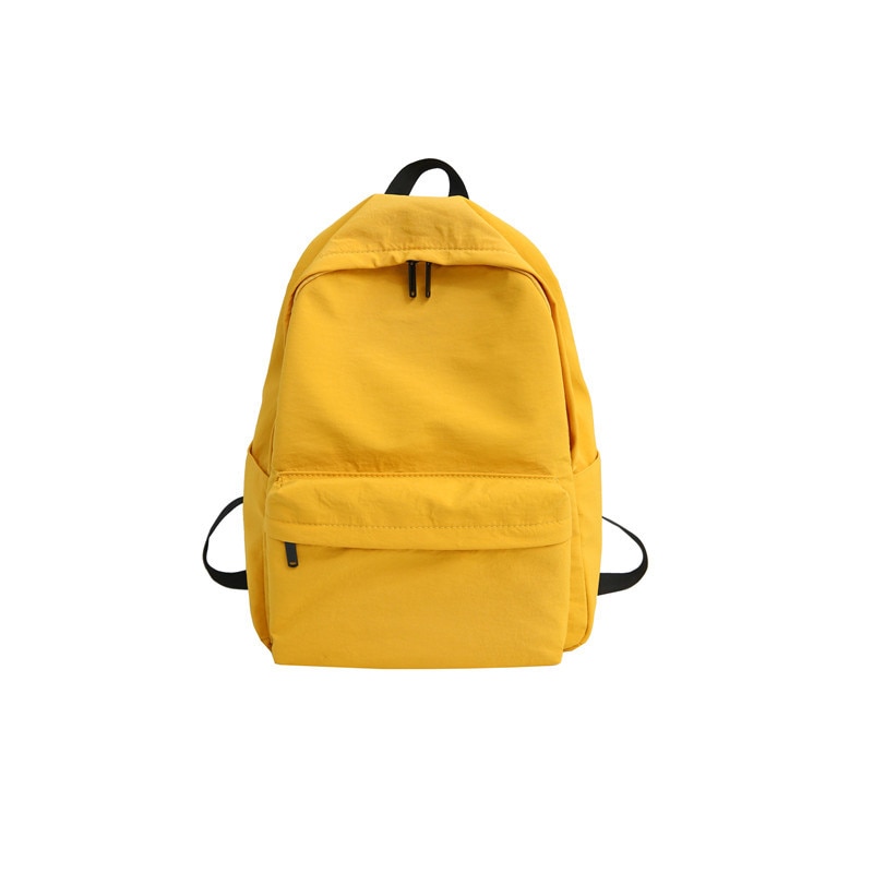 Ranhuang Vrouwen Casual Nylon Rugzak Preppy Stijl Schooltassen Voor Tieners Geel Reistassen Mochila Feminina