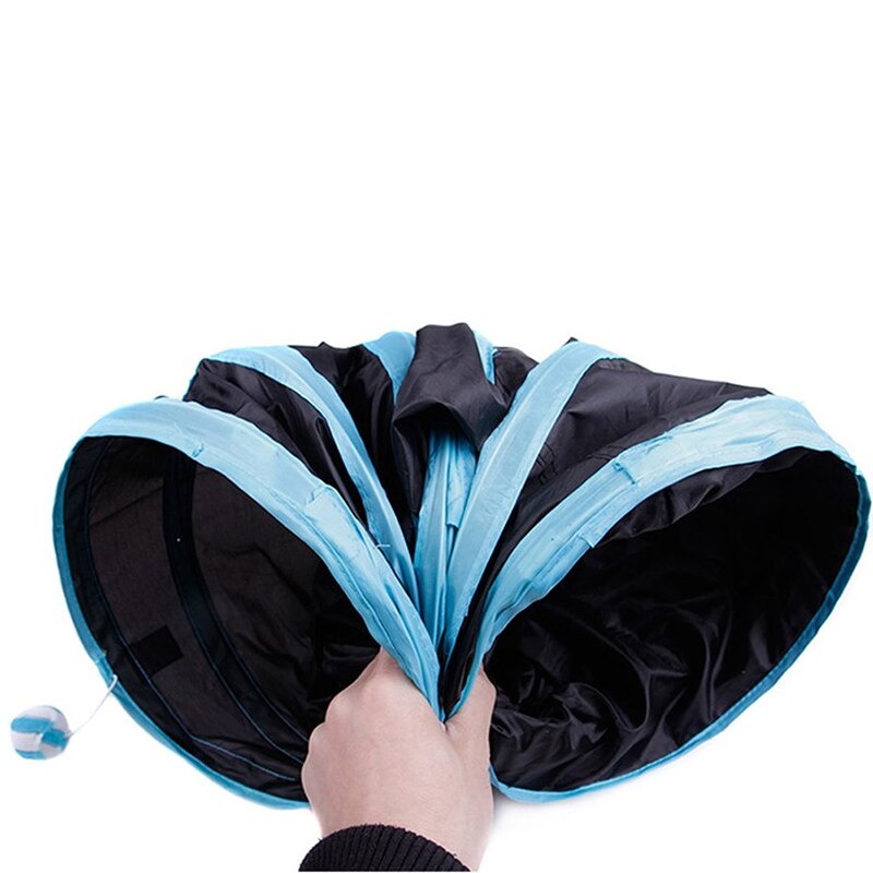 Verscheidenheid aan stijlen grappige huisdiercombinatie kattentunnel spel kanaal opvouwbaar kitten puppy speelgoed speelhond tunnelbuizen speelspeeltje