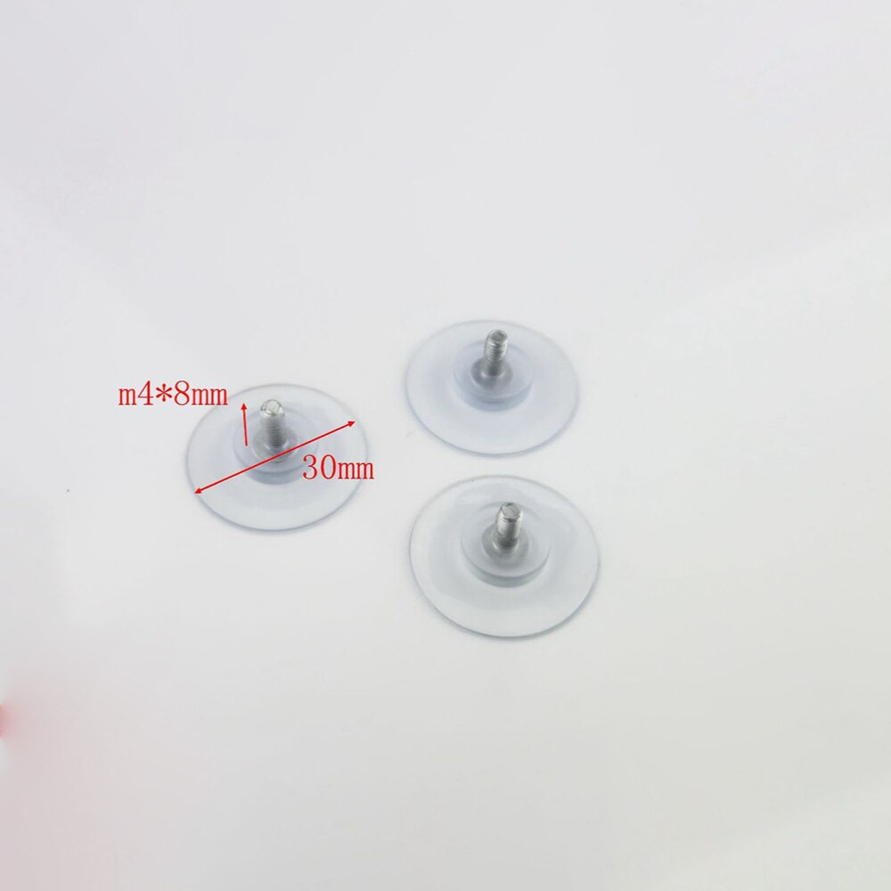 10 stuks zuignappen, stevige anti-botsing pvc met schroef, zuignap ophangkussen, zuignap voor glazen tafel