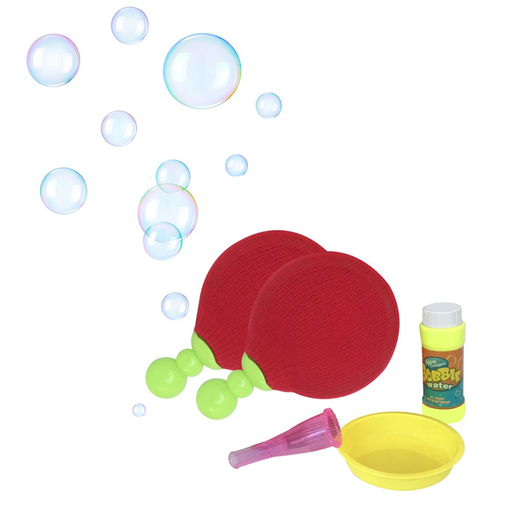 Handheld Blower Maker Machine Bubble Racket Zeep Blow Bubbels Kids Outdoor Speelgoed Voor Kinderen Vroeg Leren Leveringen