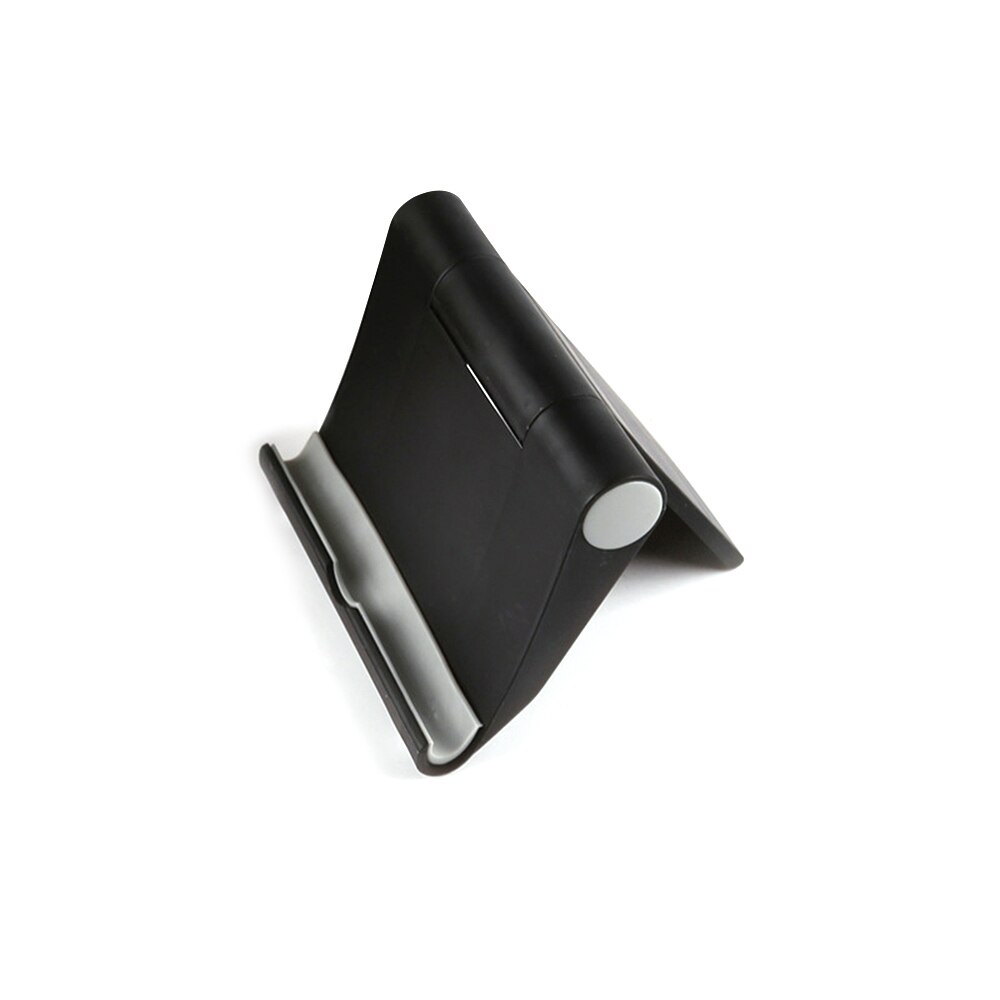 Universal- praktisch Halfter Stehen Verstellbare Schreibtisch Tablette Halfter Stehen Für iPhone Samsung Xiaomi Faltbare Tragbare Telefon Halfter: Schwarz