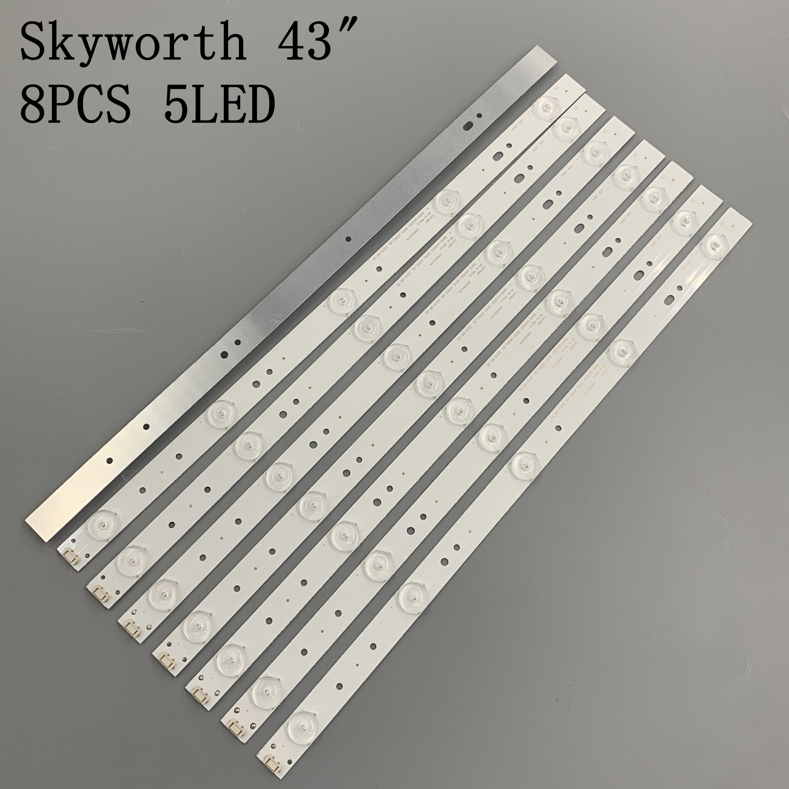 8 Stuks/partij Voor Skyworth 43E3500 43E3000 43X5 Tv Light Strip 5800-W43001-3P00/5P00 40.2 Cm 3V 100%