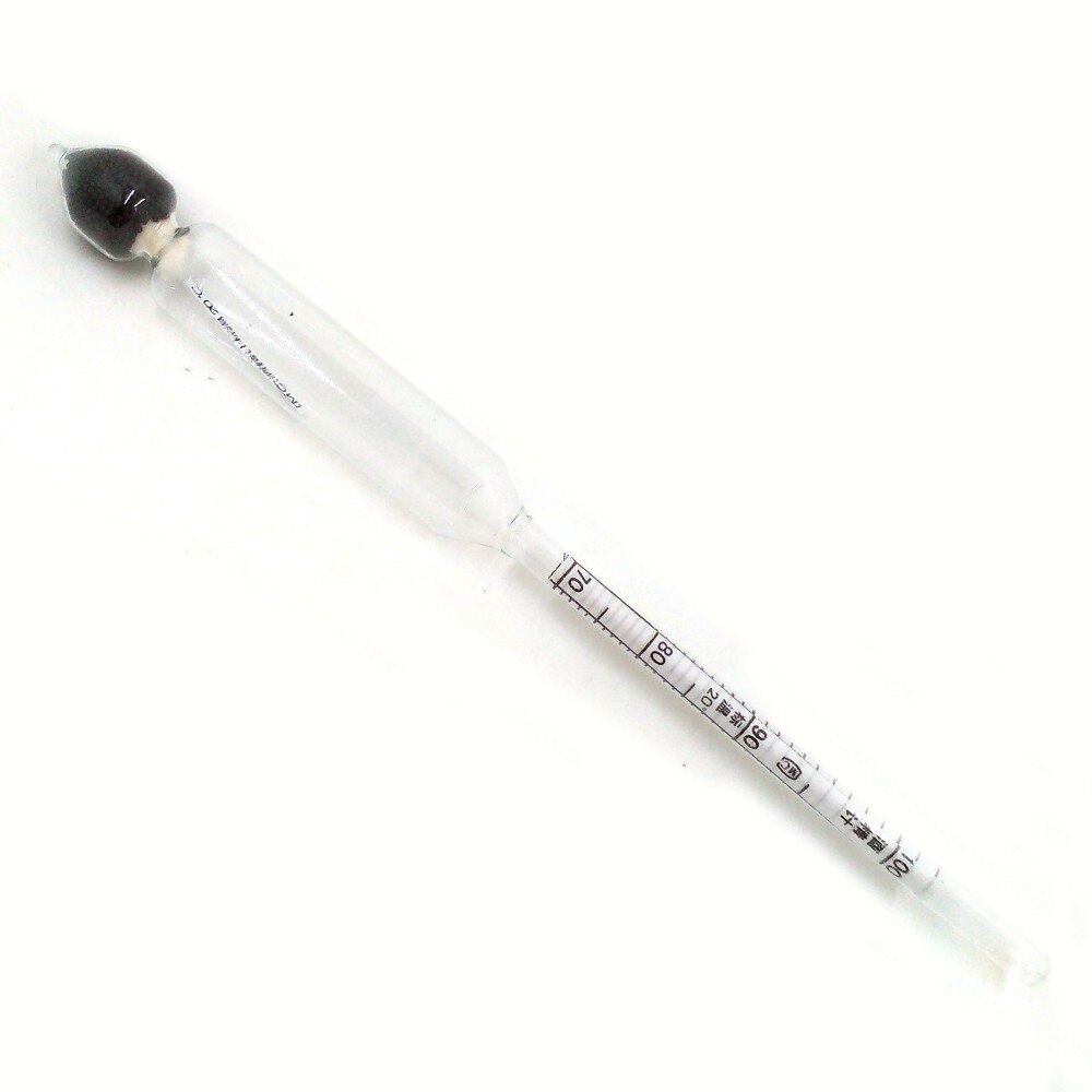 Hydrometeer alkoholmåler alkoholmeter densitetsmåler måleinstrumenter alkohol hydrometer vinmåling vodka whisky tester