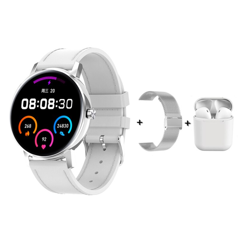 Smart Uhr Frauen Fitness Tracker Wasserdichte IP67 L01 Bluetooth Anruf Smartwatch Herz Rate Monitor Multi-Sport Modus Uhr: 10