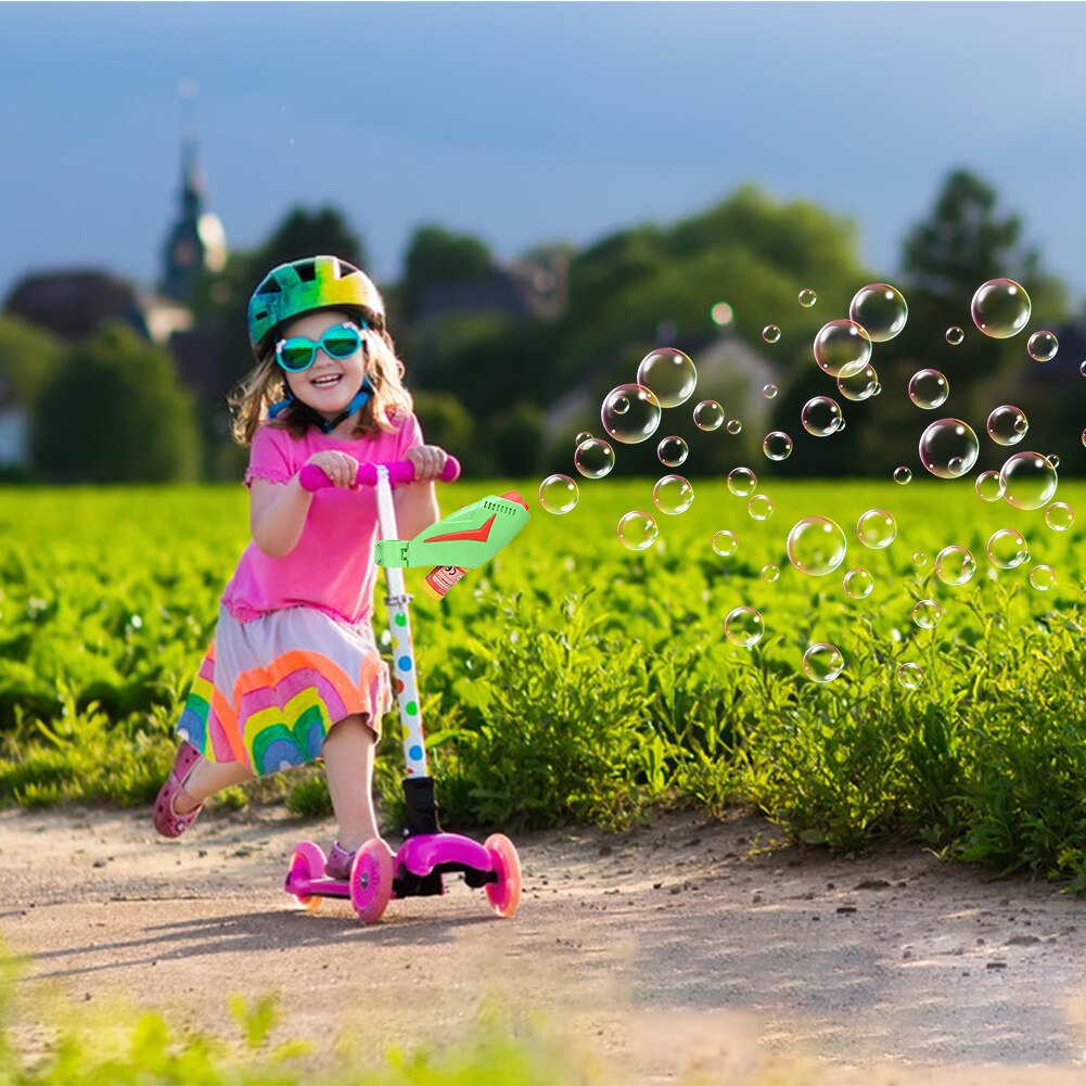 Elektrische Bubble Machine Fiets Scooter Outdoor Blazen Bubble Fidget Speelgoed Voor Kinderen Kinderen Speelgoed Verjaardag Zomer