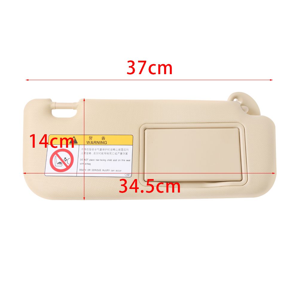 Rijpositie Cover Links Auto Zonneklep Voorruit Binnenspiegel