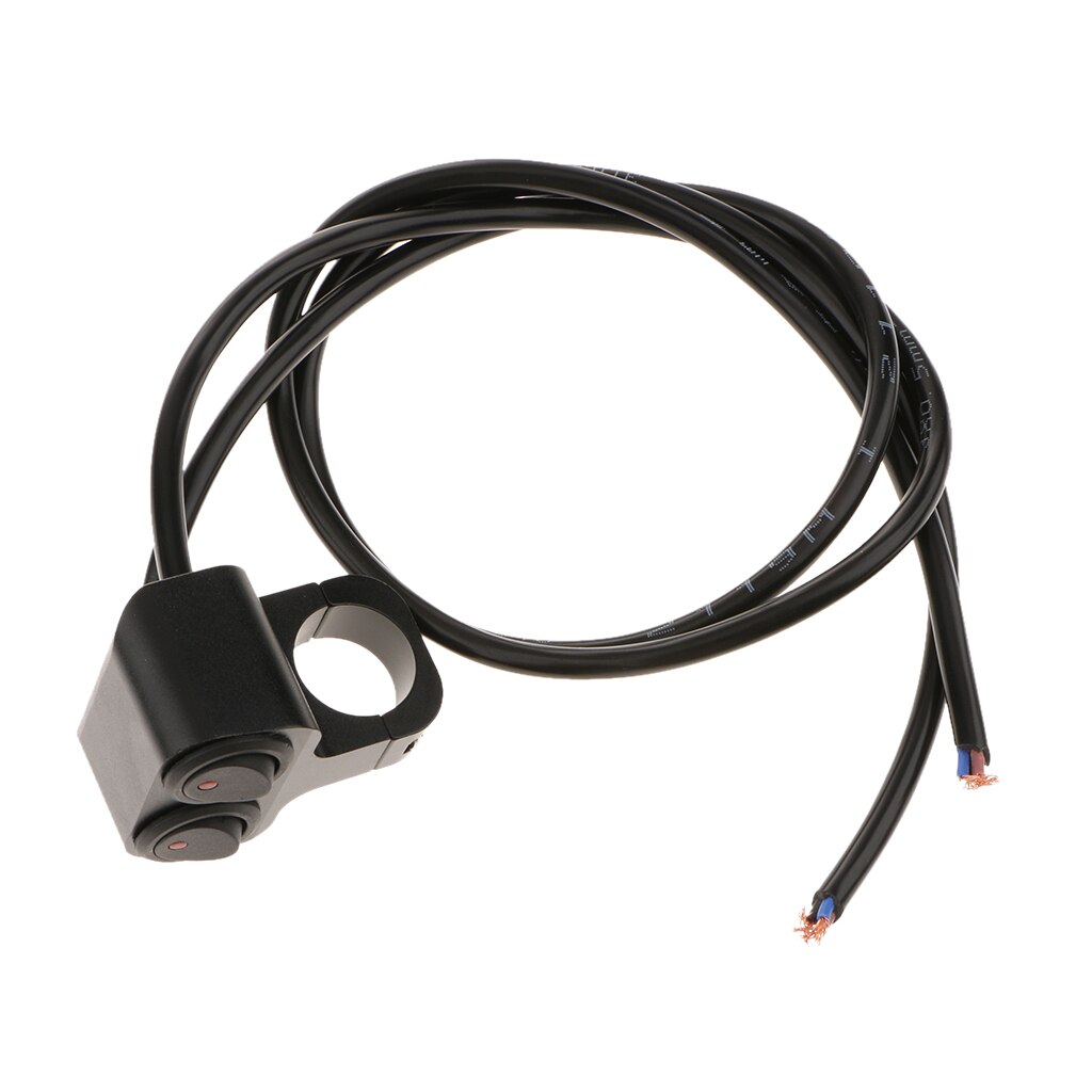 1 Piece 25mm Waterproof Dual on Off Switch Handlebar Low Beam Switch
