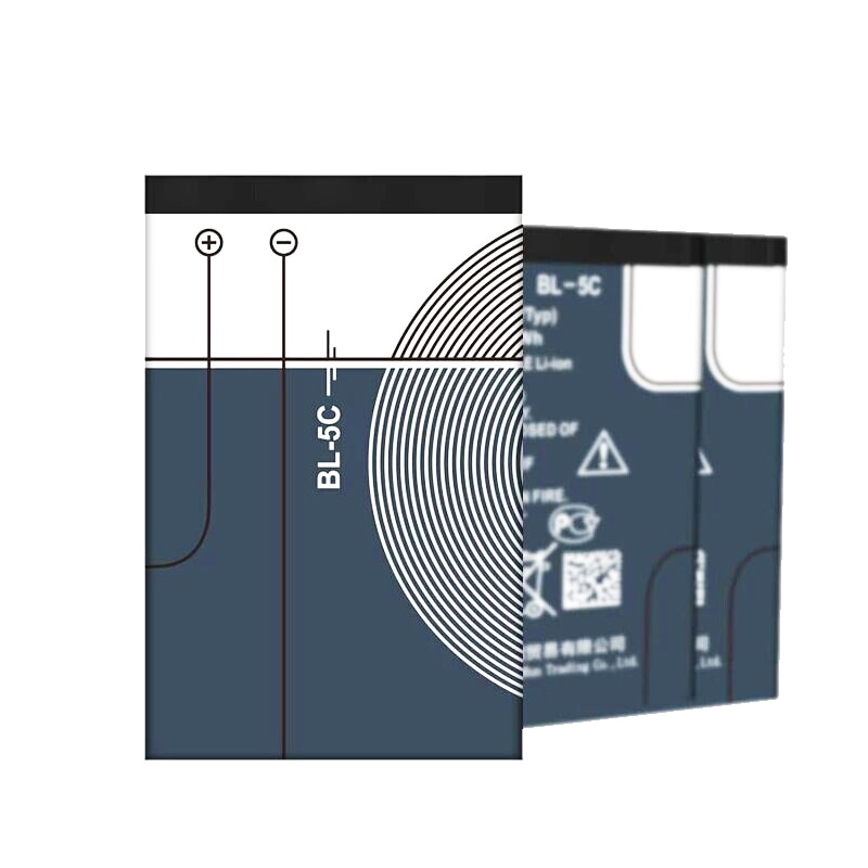 Bl 5c bl5c 1200 mah udskiftning lithium batteri langvarig bl -5c li-ion batterier til nokia 6680 6681 6682 6820 6822 7600 7610