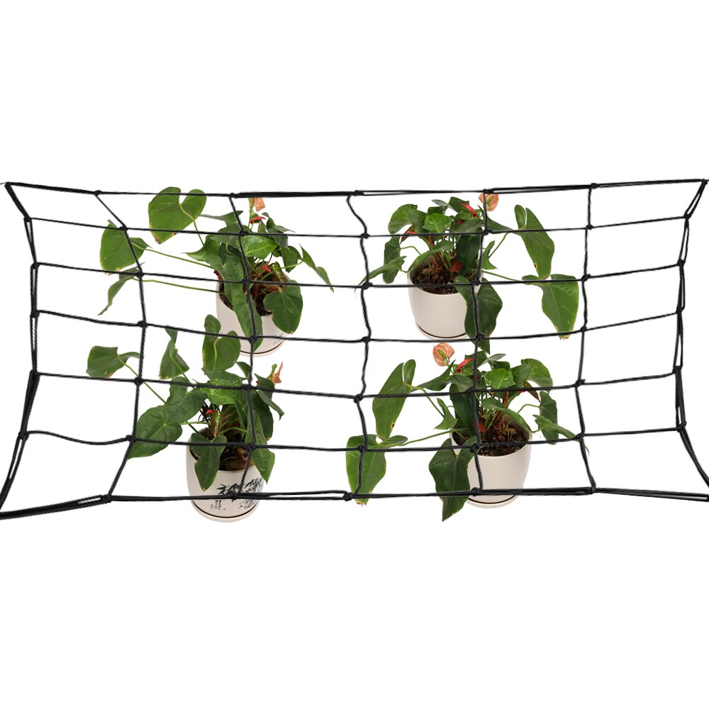 Elastic Rubber Garden Trellis Net Grow Tent Trellis Net Support for Vegetable Climbing Vine Plants Garden Plant Support Net