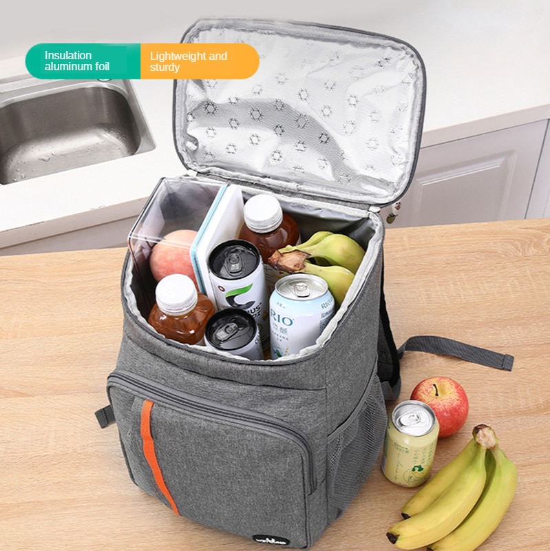 Sac à dos isotherme pour pique-nique, de nourriture, glacière, pour déjeuner, Camping, réfrigérateur, accessoires, fournitures