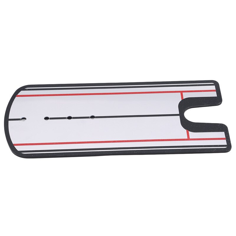 Golfsving lige øvelse golf sætte spejljustering træningshjælp svingtræner øjet linje golf tilbehør 30.5 x 14.5cm