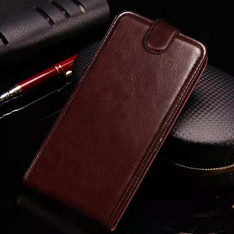 Luxury PU Leather Flip Case For Xiaomi Redmi 7A Case Wallet Cover For Xiaomi Redmi 7 A 16GB 32GB 64GB Case Coque: Redmi 7 / Brown