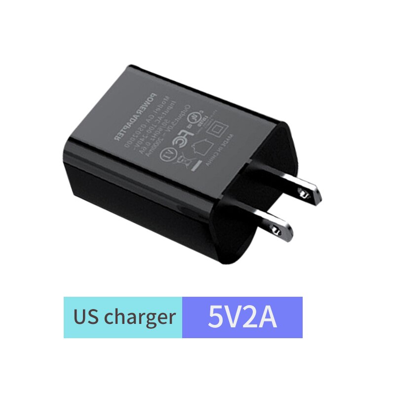 5V2A Mobile Phone Charger UL FCC Approved Mini Lightweight USB Travel Japan Thailand Canada Mexico Universal Adapter Plug: 5V2A black