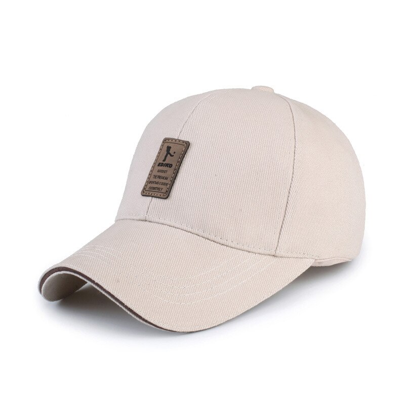 Brand Men's Baseball Caps Cotton Spring Sun Hats Comfortable Casual Hats Outdoor Sports Couple Anti-sun Caps Drake: Light beige