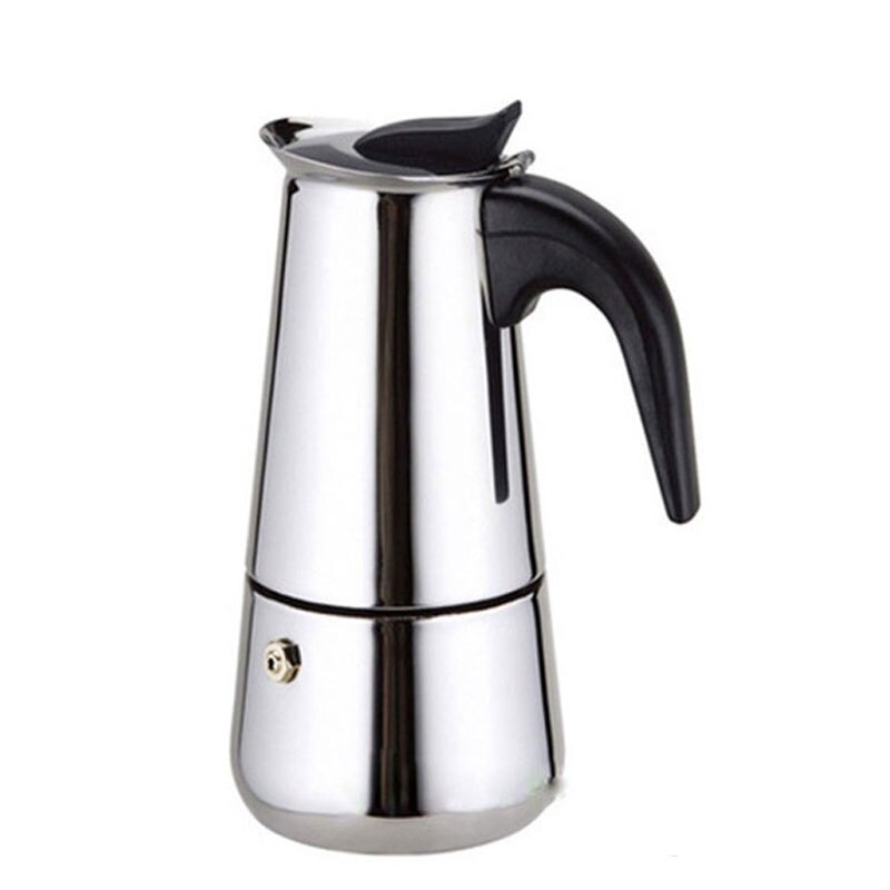 2/4/6/9 kopper rustfrit stål moka espre sso latte percolator komfur top kaffemaskine pot